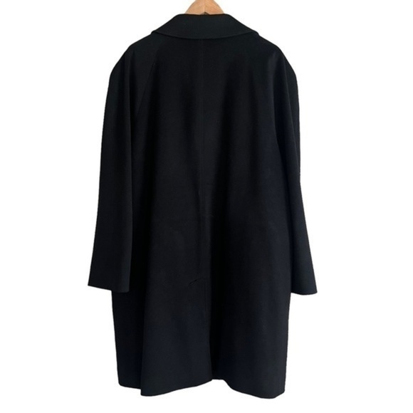 Loro Piana Nordstrom Men's Storm System Black Wool Over Coat Size 48R - Picture 5 of 14